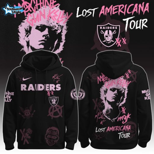 LV Raiders x MGK ” The Lost Americana Tour ” Hoodie Limited Edition