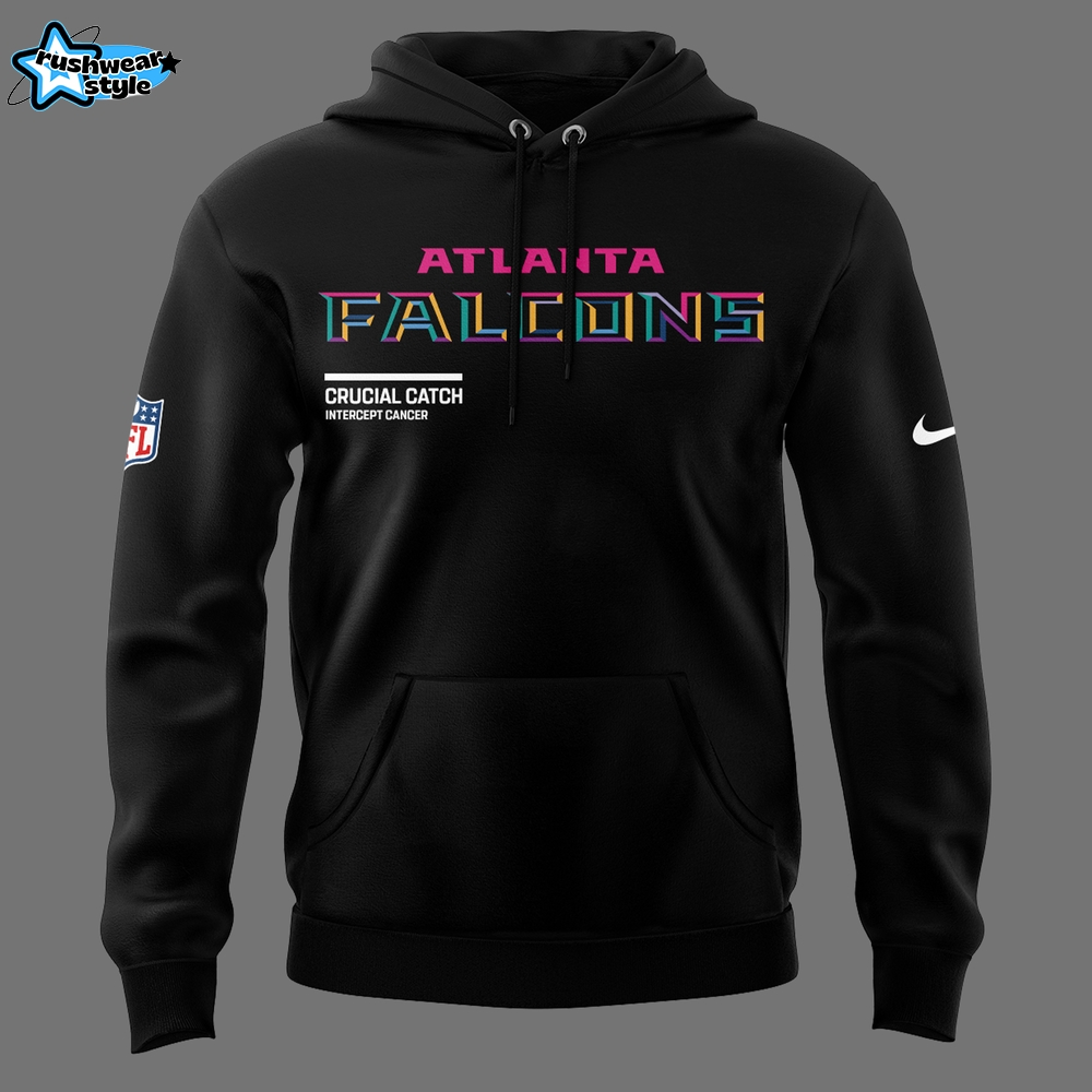 Limited Edition Atlanta Falcons Crucial Catch 2025 Hoodie Limited Edition Atlanta Falcons Crucial Catch 2025 Hoodie