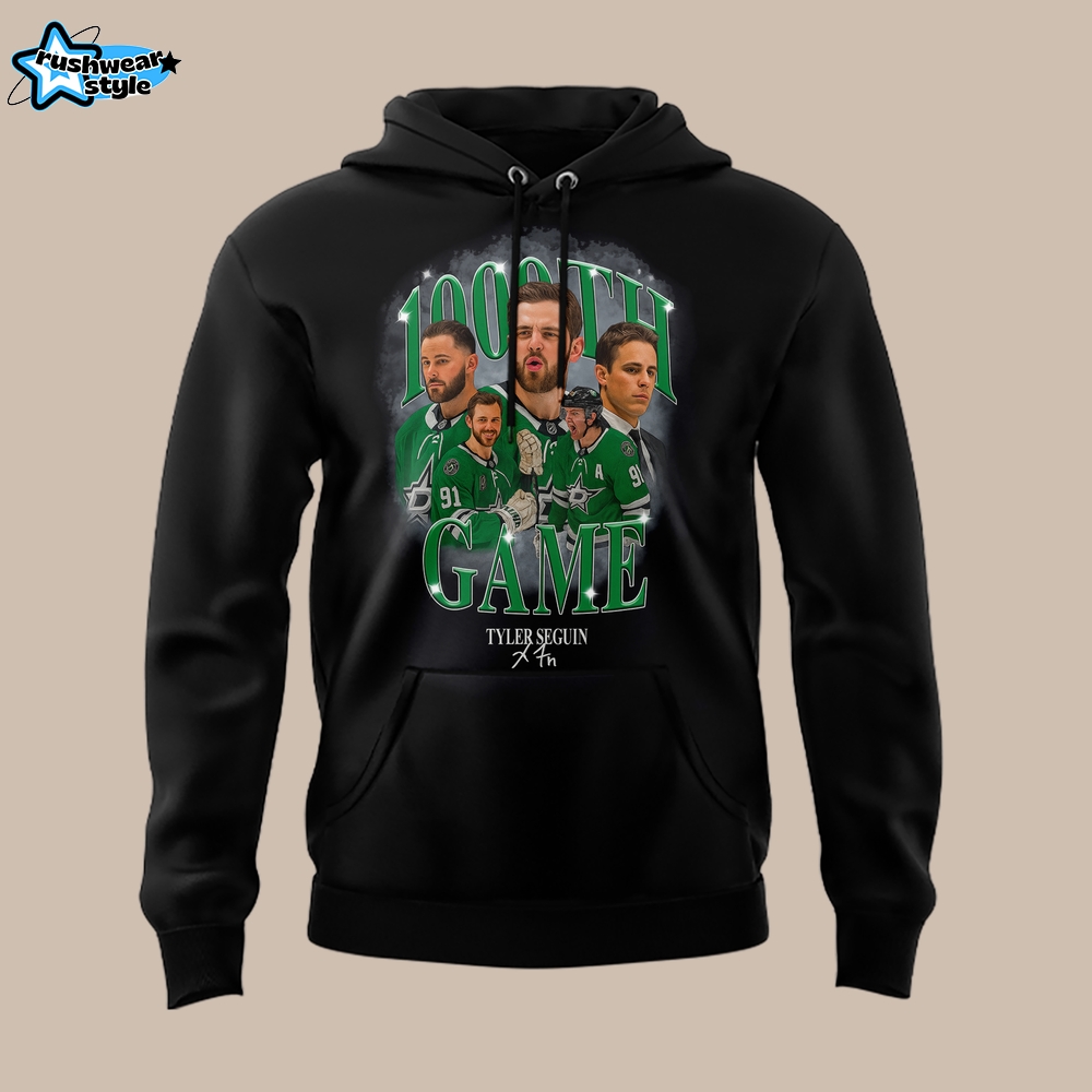 Limited Edition Dallas Stars Tyler Seguin 1000th Game Hoodie Limited Edition Dallas Stars Tyler Seguin 1000th Game Hoodie