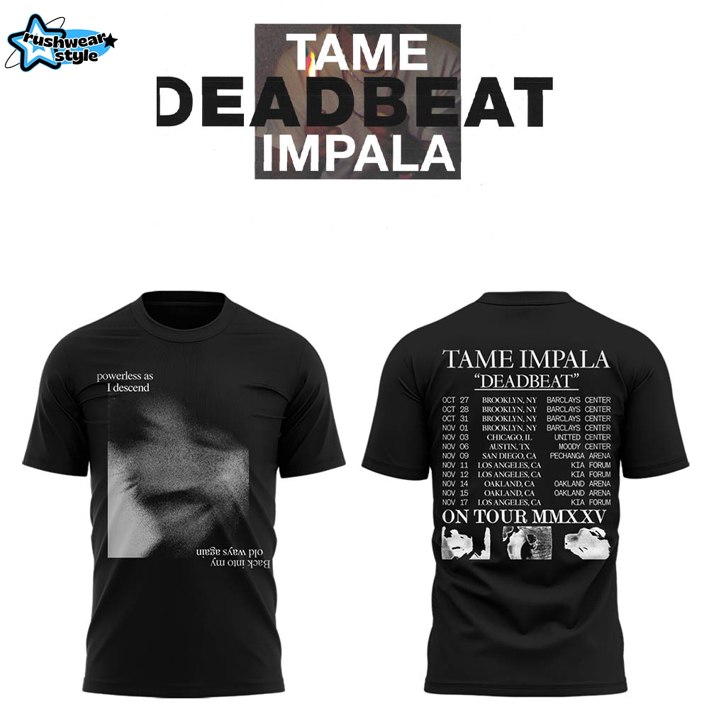 Limited Edition Deadbeat Tour (2025-26) Tshirt Limited Edition Deadbeat Tour (2025-26) Tshirt