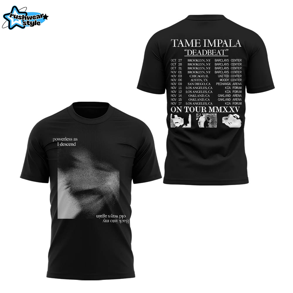 Limited Edition Deadbeat Tour (2025-26) Tshirt Limited Edition Deadbeat Tour (2025-26) Tshirt