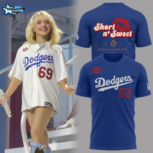 Limited Edition Dodgers x Carpenter Short n’ Sweet Tour Shirt - Blue
