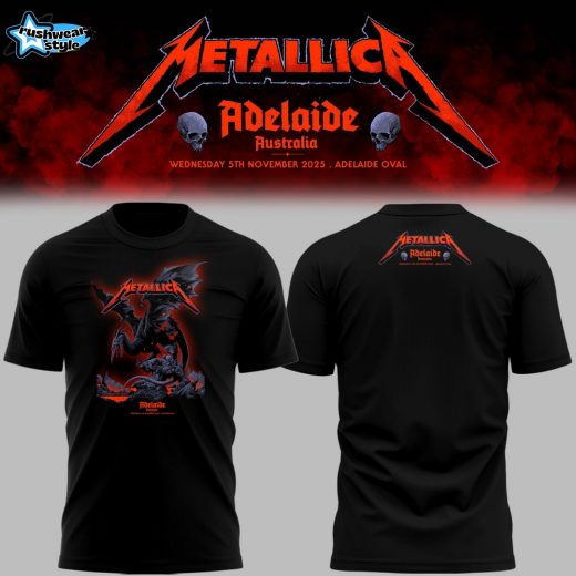 Limited Edition MTLC #M72Adelaide Tour, Adelaide Oval Black TShirt