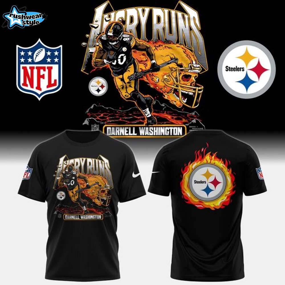 Limited Edition Pittsburgh Steelers x Angry Runs T-Shirt Limited Edition Pittsburgh Steelers x Angry Runs T-Shirt