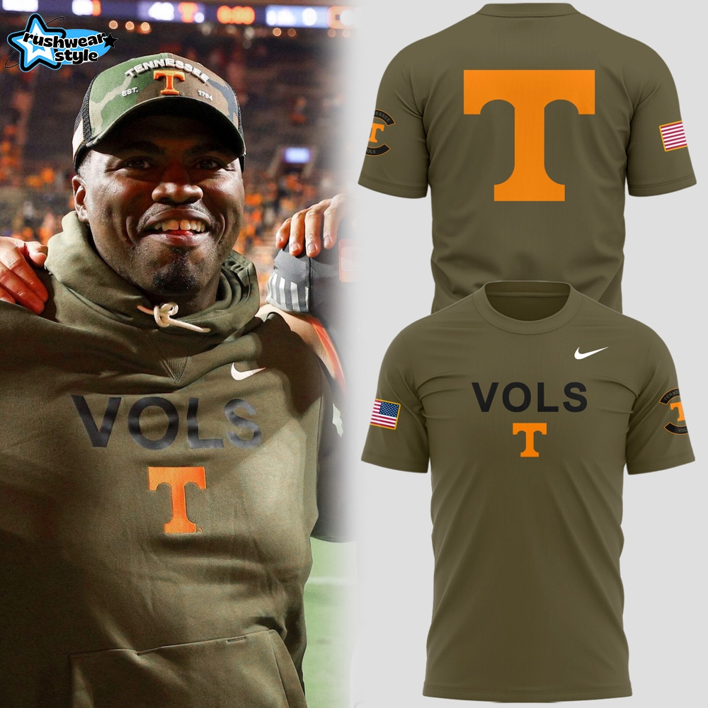 Limited Edition TENN Football Military TShirt Limited Edition TENN Football Military TShirt