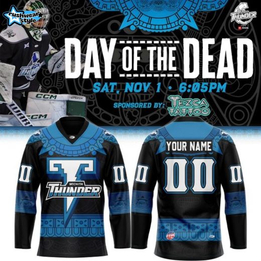 Limited edition Wichita Thunder x 2025 Day of the Dead Jerseys