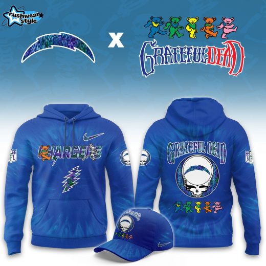 Los Angeles Chargers Grateful Dead Limited Hoodie