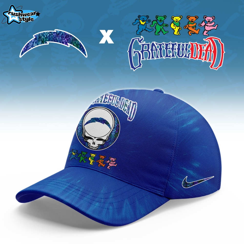 Los Angeles Chargers Grateful Dead Limited Hoodie Los Angeles Chargers Grateful Dead Limited Hoodie