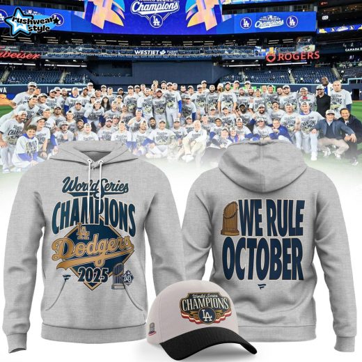 Los Angeles Dodgers 2025 World Series Champions Hoodie– Celebrate the Victory in Style!