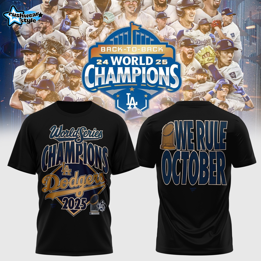 Los Angeles Dodgers 2025 World Series Champions Tshirt– Celebrate the Victory in Style! Los Angeles Dodgers 2025 World Series Champions Tshirt– Celebrate the Victory in Style!
