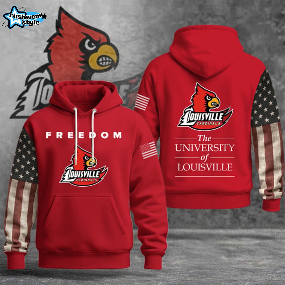 Louisville Freedom 2025 Limited Edition Hoodie - Red Louisville Freedom 2025 Limited Edition Hoodie - Red