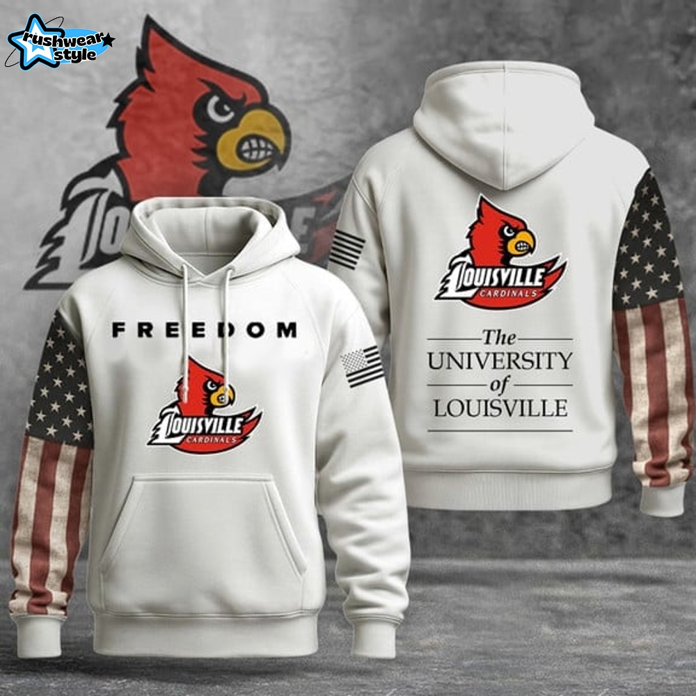 Louisville Freedom 2025 Limited Edition Hoodie - White Louisville Freedom 2025 Limited Edition Hoodie - White