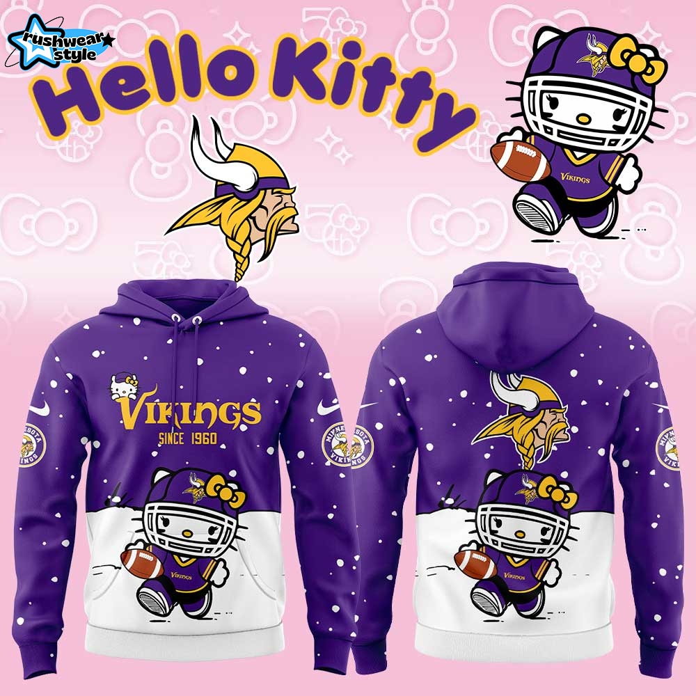 M Vikings x Kitty Limited Edition Combo Hoodie M Vikings x Kitty Limited Edition Combo Hoodie