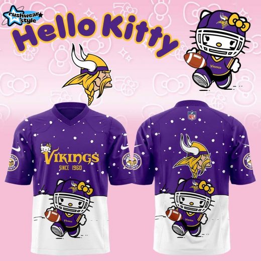 M Vikings x Kitty Limited Edition Football Jersey