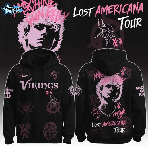 MIN Vikings x MGK ” The Lost Americana Tour ” Hoodie Limited Edition