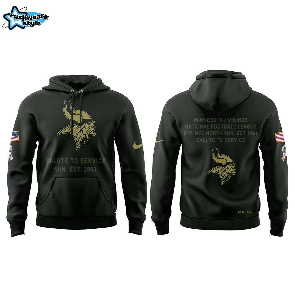 M.Vikings 2025 Salute to Service Combo Hoodie M.Vikings 2025 Salute to Service Combo Hoodie