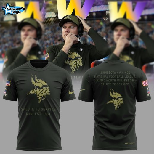 M.Vikings 2025 Salute to Service Combo Shirt
