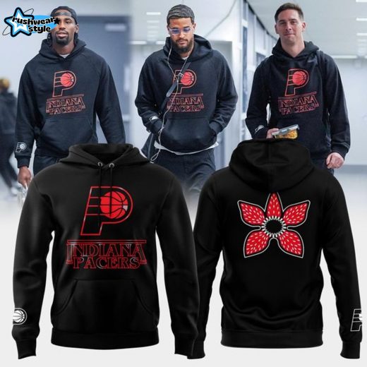 Men's Black Indiana Pacers Stranger Things Limited Hoodie
