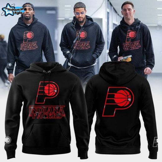 Men's Black Pacers Stranger Things Hoodie