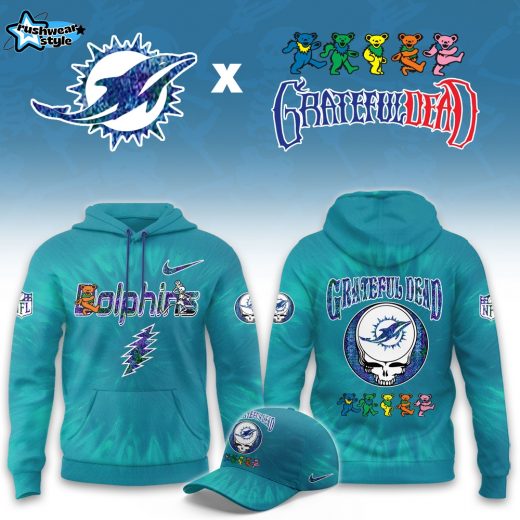 Miami Dolphins Grateful Dead Limited Hoodie