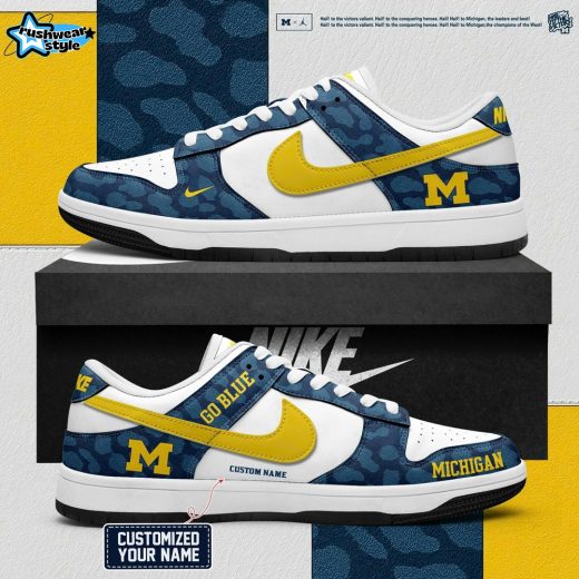 Michigan Wolverines Special Edition Camo Air Dunk Sneaker