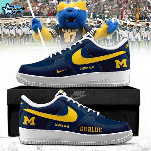 Michigan Wolverines football Limited Edition AF1 Sneakers