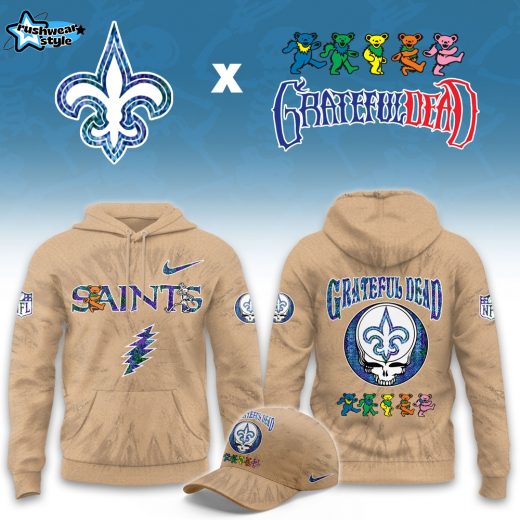 New Orleans Saints Grateful Dead Limited Hoodie