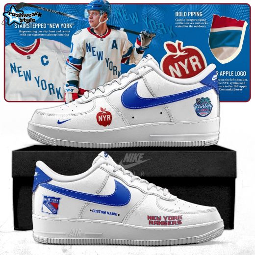 New York Rangers 2026 NHL Winter Classic Uniform AF1 Sneakers