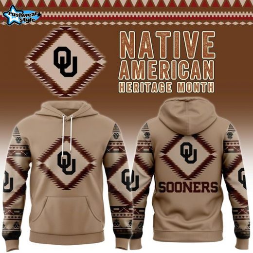Oklahoma Sooners Football Native American Heritage Month Hoodie