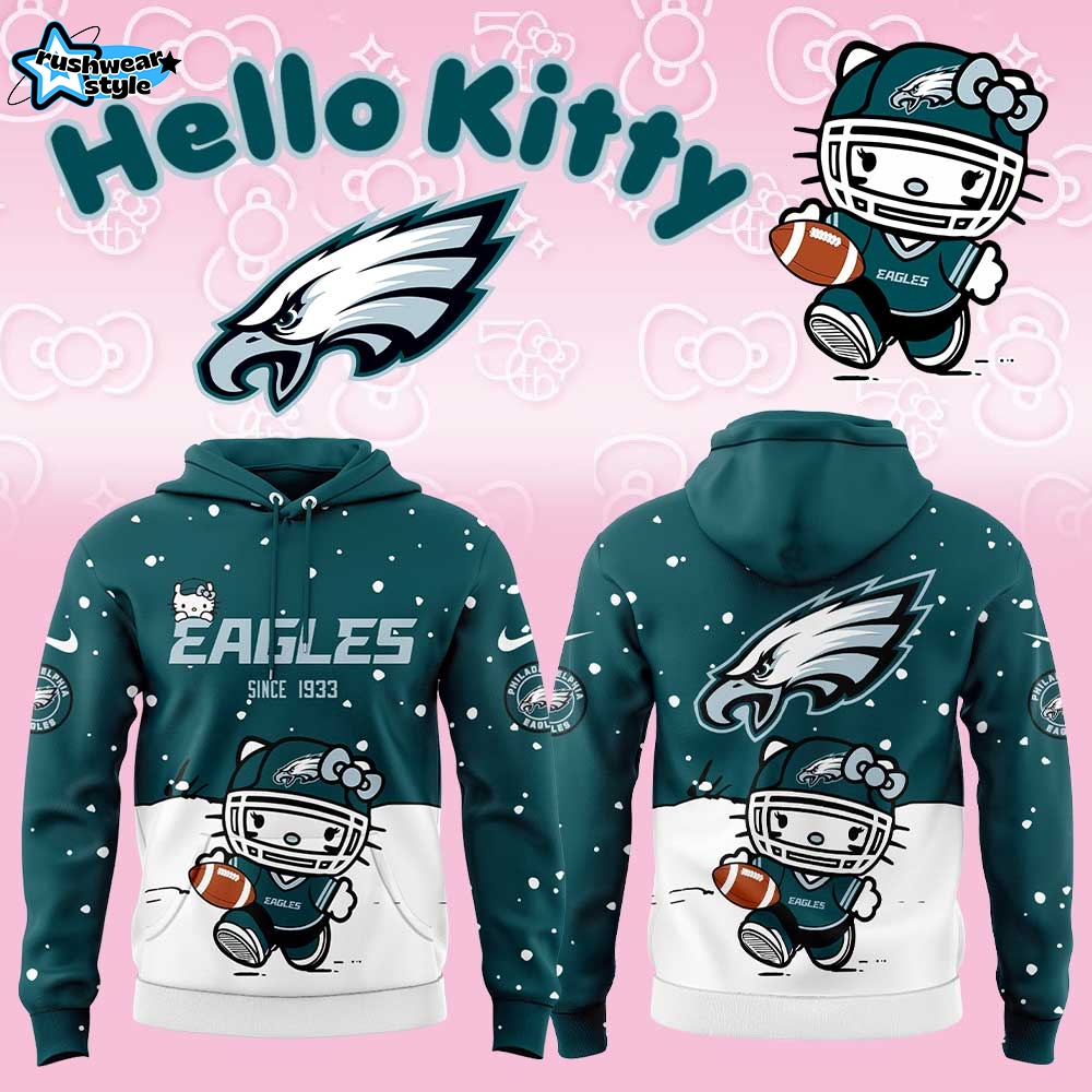 P Eagles x Kitty Limited Edition Combo Hoodie P Eagles x Kitty Limited Edition Combo Hoodie