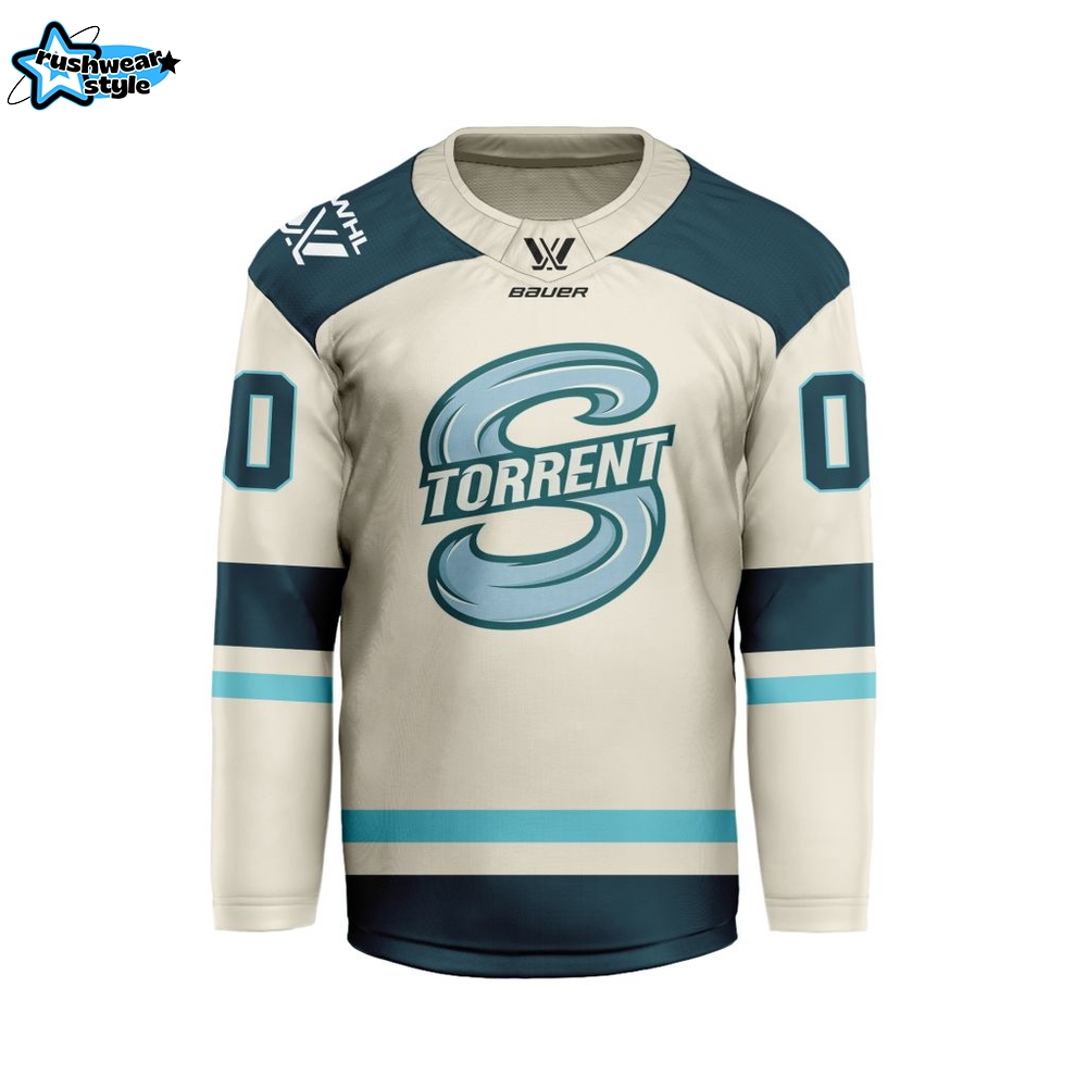 P.W.H.L Seattle Torrent Personalized 2025/26 Away V-shaped Hockey Jersey Concept Design P.W.H.L Seattle Torrent Personalized 2025/26 Away V-shaped Hockey Jersey Concept Design