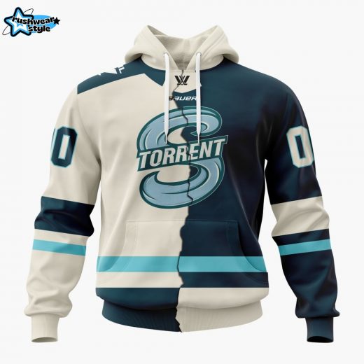 P.W.H.L Seattle Torrent Personalized 2025/26 Home Mix Away Concept Design Hoodie