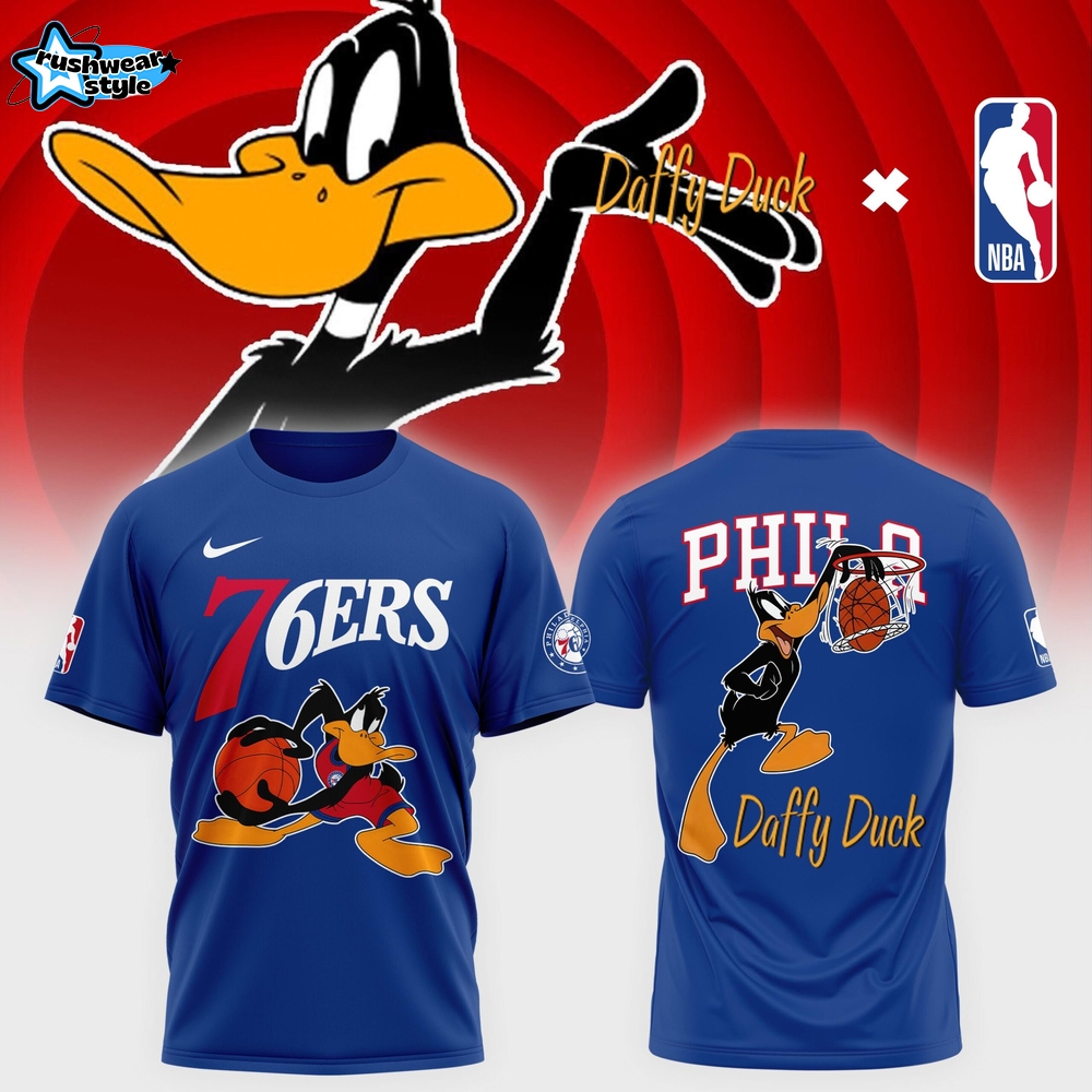 Philadelphia 76ers x Daffy Duck – New Collection Season Tshirt Philadelphia 76ers x Daffy Duck – New Collection Season Tshirt