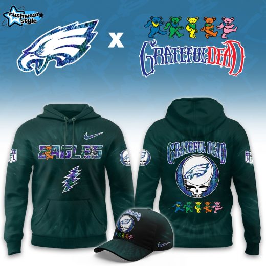 Philadelphia Eagles Grateful Dead Limited Hoodie