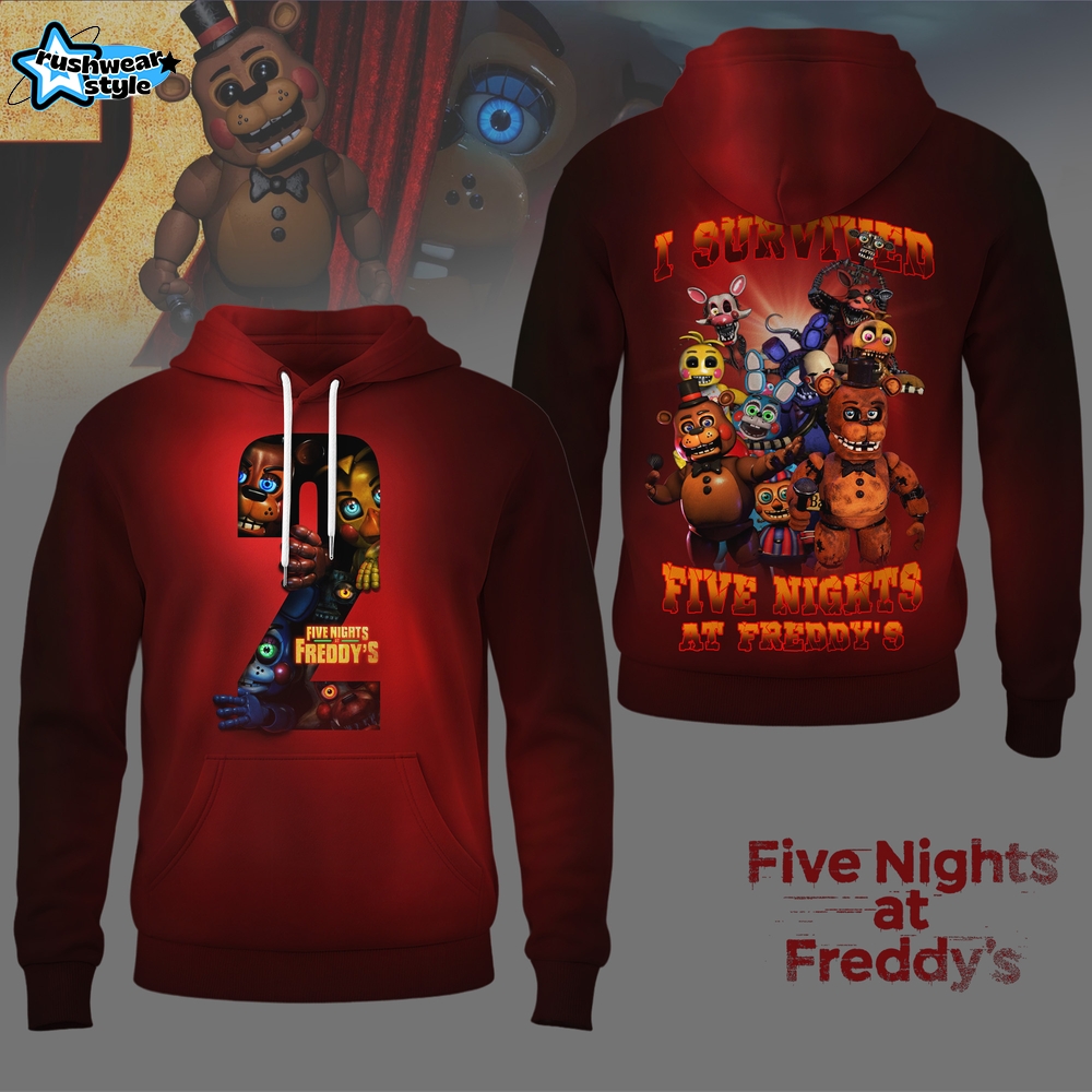 Premium 5NAF 2025 Edition 3D Hoodie Premium 5NAF 2025 Edition 3D Hoodie