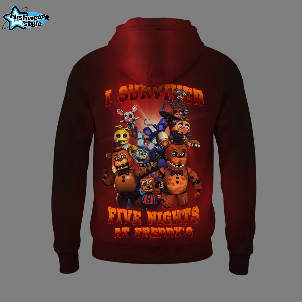 Premium 5NAF 2025 Edition 3D Hoodie Premium 5NAF 2025 Edition 3D Hoodie