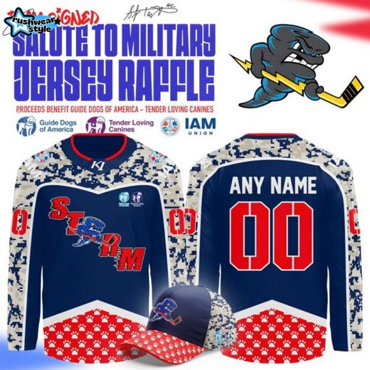 Quad City Storm ''Military Night '' Jersey