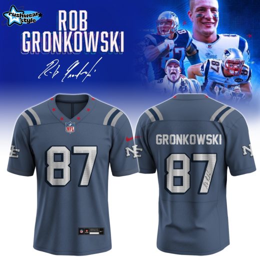 Rob Gronkowski Official Signed Jersey Patriots Rivalries Nike Legend