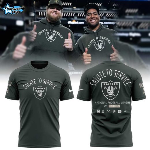 LV.Raiders 2025 Salute to Service Combo Shirt