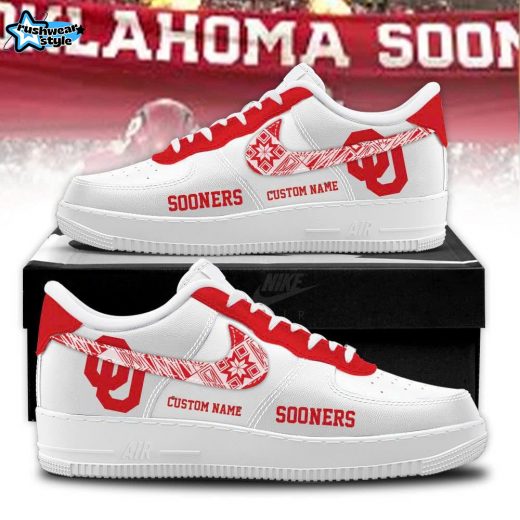 Oklahoma Sooners Football Collection AF1 Sneakers