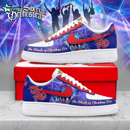 The Ghosts of Christmas eve Trans Siberian Orchestra AF1 Sneakers - Purple