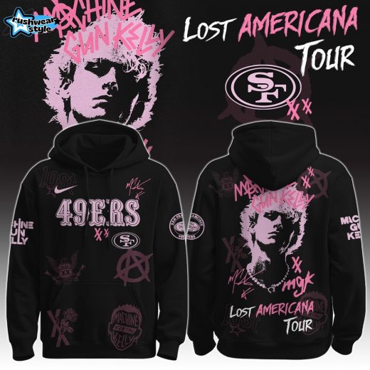 SF 49ers x MGK ” The Lost Americana Tour ” Hoodie Limited Edition