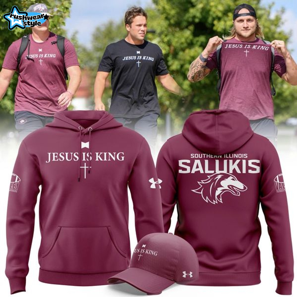 Saluki Football "Jesus Is King" Hoodie Saluki Football "Jesus Is King" Hoodie