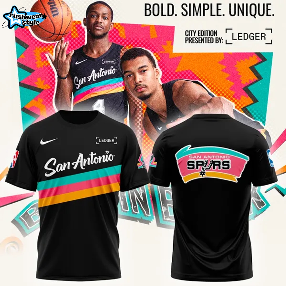 San Antonio Spurs Back To Black City Edition Tshirt | Jogger | Cap San Antonio Spurs Back To Black City Edition Tshirt | Jogger | Cap