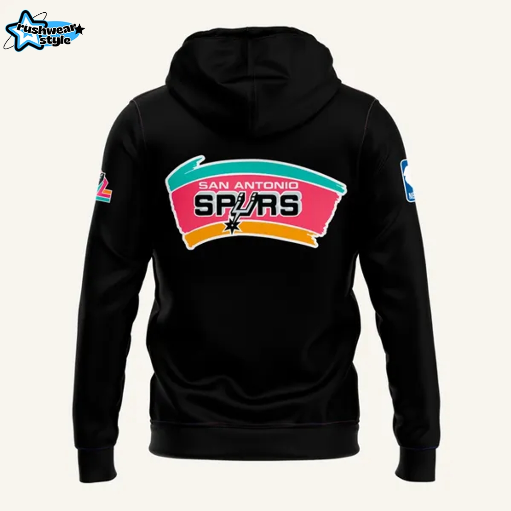 San Antonio Spurs Back To Black City Limited Edition Hoodie | Cap | Joggers San Antonio Spurs Back To Black City Limited Edition Hoodie | Cap | Joggers