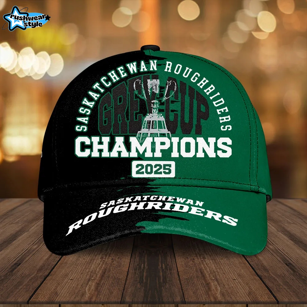 Saskatchewan Roughriders 2025 Grey Cup Champions Classic Cap Saskatchewan Roughriders 2025 Grey Cup Champions Classic Cap