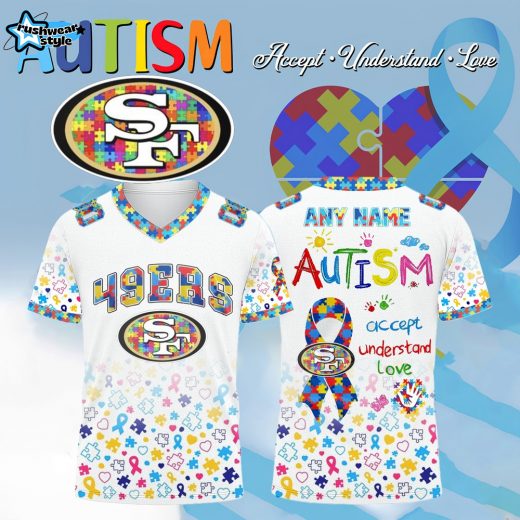 Special Edition Hoodie San Francisco 49ers x Autism Acceptance/Awareness Customized-3D Unisex Jersey