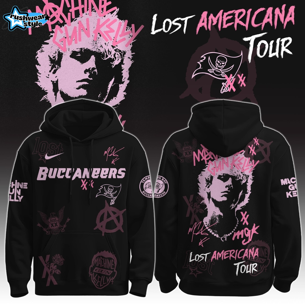 TB Buccaneers x MGK ” The Lost Americana Tour ” Hoodie Limited Edition TB Buccaneers x MGK ” The Lost Americana Tour ” Hoodie Limited Edition