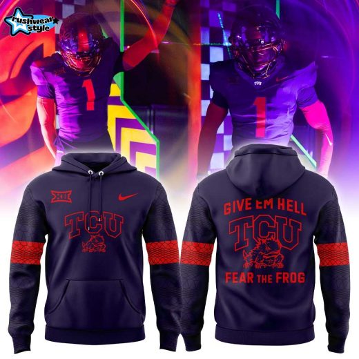 TCU Give em Hell, Fear the Frog Combo Hoodie