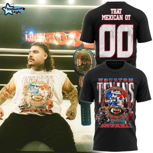 TMOT x TEXANS BLACK T-shirt